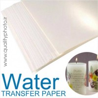 ترانسفر در آب  ورنی خورده سایز A4